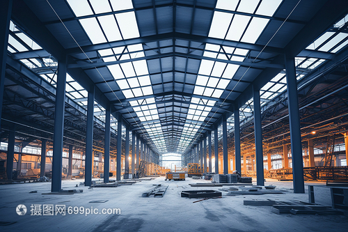 仓库的钢结构建筑 现代房屋建筑工程的专业解析